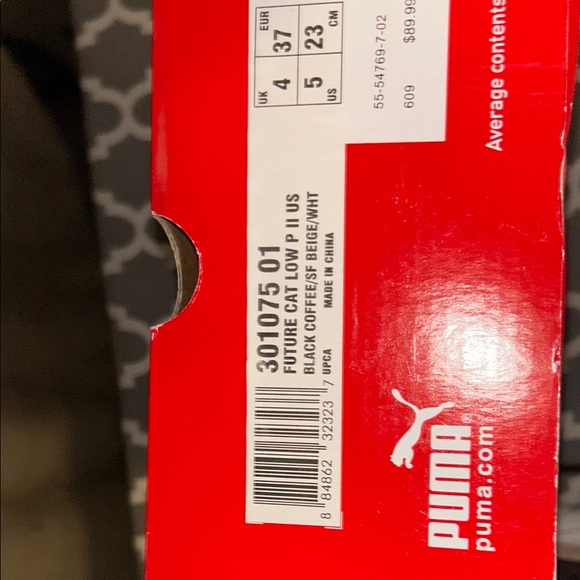 Puma Women's Coffee and White Athletic Shoes - Picture 2 of 4